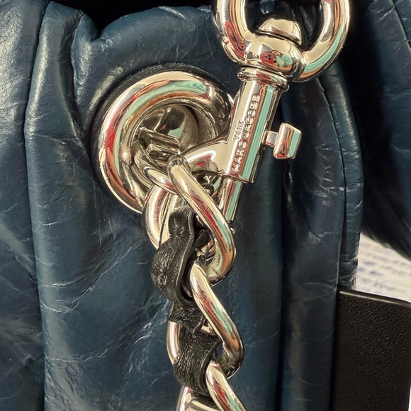 The Marc Jacobs Blue Pillow Bag- 8" W & about 6" H & 2" D - Picture 10 of 10